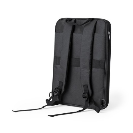 Sac à Dos Durable Personnalisé et Extensible Weiter à prix réduit Matières : PET recyclé Couleurs : noir impression haute défini