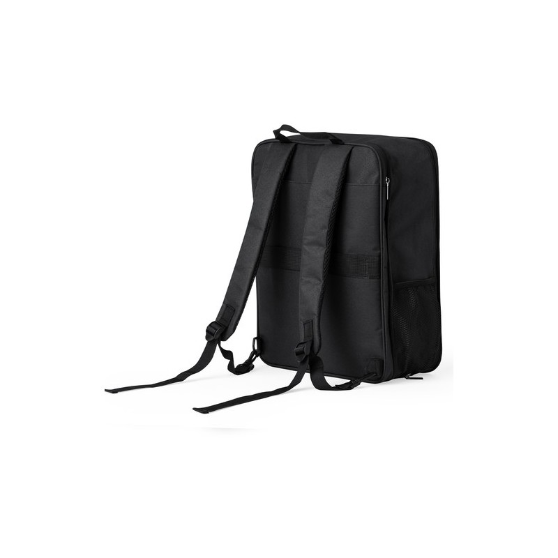 Sac à Dos Durable Personnalisé et Extensible Weiter à prix réduit Matières : PET recyclé Couleurs : noir marquage laser ultra pr