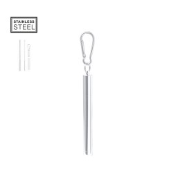 Paille Réutilisable Personnalisée en Acier Inoxydable Jexor Matières : acier inoxydable Couleurs : argenté 2