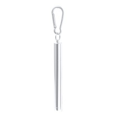 Paille Réutilisable Personnalisée en Acier Inoxydable Jexor Matières : acier inoxydable Couleurs : argenté cadeau entreprise pas