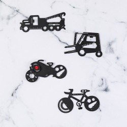 Outils Multi Pratiques et Astucieux en Acier Inox Zorlix impression haute définition