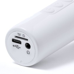 Microphone Bluetooth Audio Personnalisé avec Haut-Parleurs Sinfonyx pas cher Couleurs : blanc impression haute définition