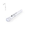 Lampe Torche Personnalisée Éco-responsable - Lachman Matières : aluminium Couleurs : argenté personnalisable avec votre logo