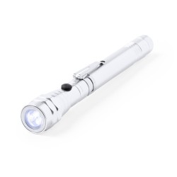 Lampe Torche Personnalisée Éco-responsable - Lachman Matières : aluminium Couleurs : argenté cadeau entreprise pas cher