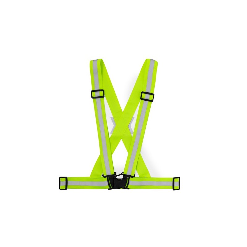 Gilet Réfléchissant Personnalisé de Sécurité et de Visibilité Elisian Matières : polyester Couleurs : jaune cadeau entreprise pa