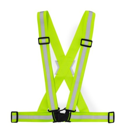 Gilet Réfléchissant Personnalisé de Sécurité et de Visibilité Elisian Matières : polyester Couleurs : jaune cadeau entreprise pa