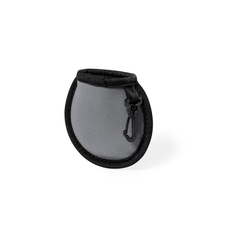 Étui nettoyant  pour balle de golf indispensable - Hese Matières : softshell Couleurs : noir objet publicitaire robuste