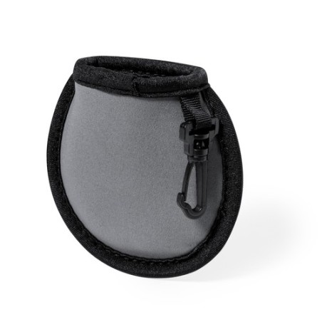Étui nettoyant  pour balle de golf indispensable - Hese Matières : softshell Couleurs : noir objet publicitaire robuste