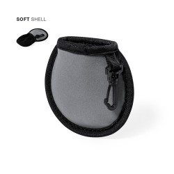 Étui nettoyant  pour balle de golf indispensable - Hese Matières : softshell Couleurs : bleu marine impression haute définition