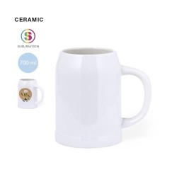 Carafe Sublimée Unique Éco-responsable Heim Matières : céramique Couleurs : blanc 2