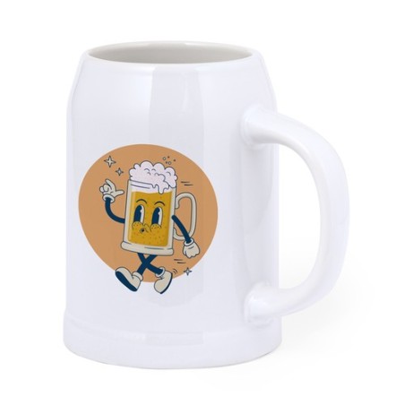 Carafe Sublimée Unique Éco-responsable Heim Matières : céramique Couleurs : blanc cadeau entreprise pas cher
