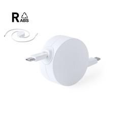 Câble de Charge Personnalisé Haute Performance Zapa RCS Matières : ABS recyclé Couleurs : blanc 2