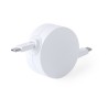 Câble de Charge Personnalisé Haute Performance Zapa RCS Matières : ABS recyclé Couleurs : blanc cadeau entreprise pas cher