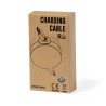 Câble de Charge Personnalisé Haute Performance Zapa RCS Matières : ABS recyclé Couleurs : blanc cadeau collaborateur premium