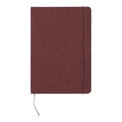 Bloc Notes Éco-responsable Personnalisé - Renolds Matières : PET recyclé Couleurs : noir marquage laser ultra précis
