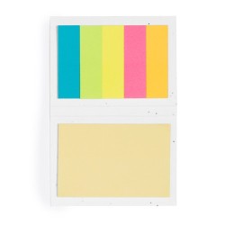 Bloc Notes Éco-responsable Ensemencé - Albot Couleurs : blanc
