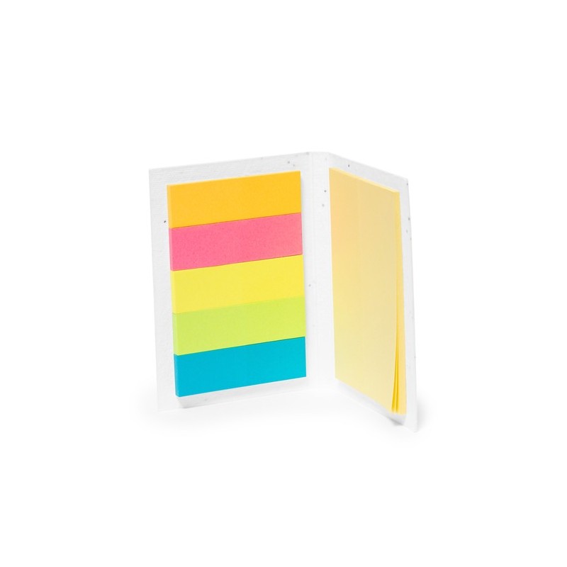 Bloc Notes Éco-responsable Ensemencé - Albot Couleurs : blanc impression haute définition