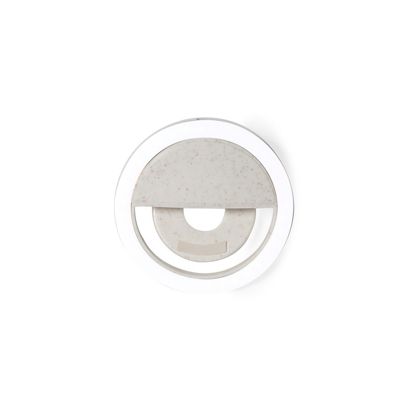 Anneau de Lumière Personnalisé LED Éco-responsable pour Smartphone - Traxo Matières : ABS Couleurs : naturel