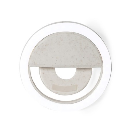 Anneau de Lumière Personnalisé LED Éco-responsable pour Smartphone - Traxo Matières : ABS Couleurs : naturel
