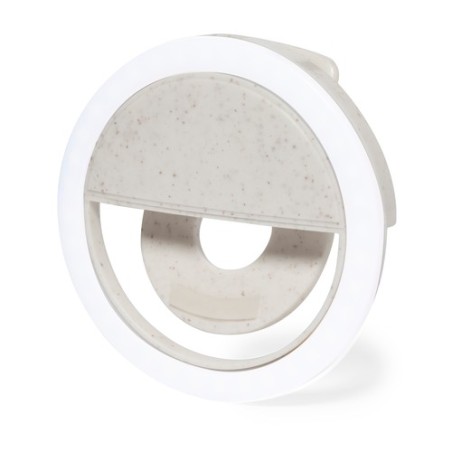 Anneau de Lumière Personnalisé LED Éco-responsable pour Smartphone - Traxo Matières : ABS Couleurs : naturel cadeau entreprise p