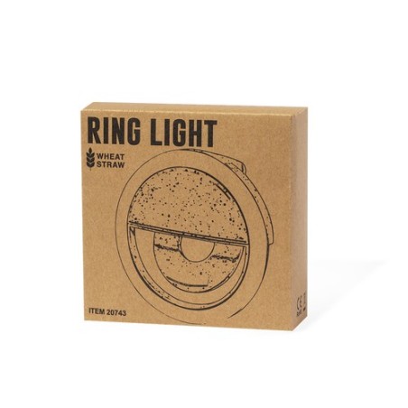 Anneau de Lumière Personnalisé LED Éco-responsable pour Smartphone - Traxo Matières : ABS Couleurs : naturel marquage laser ultr