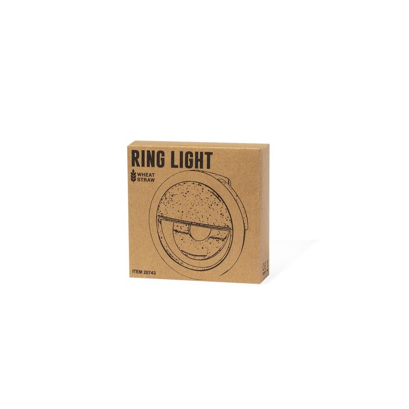 Anneau de Lumière Personnalisé LED Éco-responsable pour Smartphone - Traxo Matières : ABS Couleurs : naturel livraison express 2