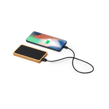 Power Bank Éco-responsable 5000 mAh - Koby Matières : bambou impression haute définition