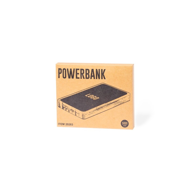 Power Bank Éco-responsable 5000 mAh - Koby Matières : bambou livraison express 24h 48h