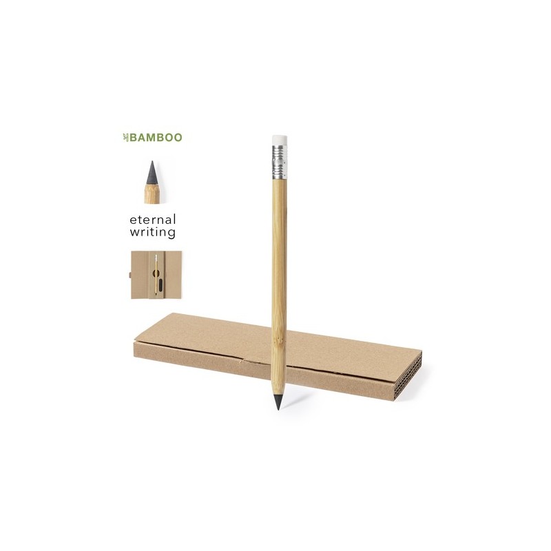 Crayon Éco-responsable Réutilisable Personnalisé Seryi Matières : bambou