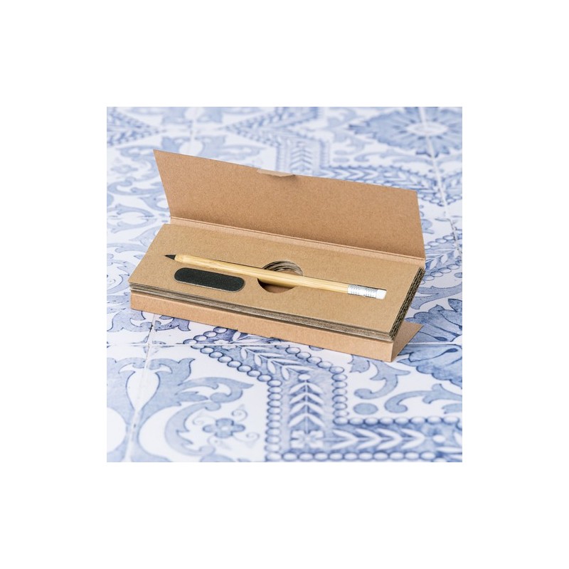 Crayon Éco-responsable Réutilisable Personnalisé Seryi Matières : bambou marquage laser ultra précis
