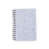 Bloc Notes Éco-responsable Personnalisé pas cher - Fionap Matières : PET recyclé Couleurs : gris