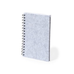 Bloc Notes Éco-responsable Personnalisé pas cher - Fionap Matières : PET recyclé Couleurs : gris cadeau entreprise pas cher