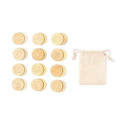 Jeu Éco-responsable en Bois Personnalisé Lauby pas cher Matières : MDF cadeau entreprise pas cher