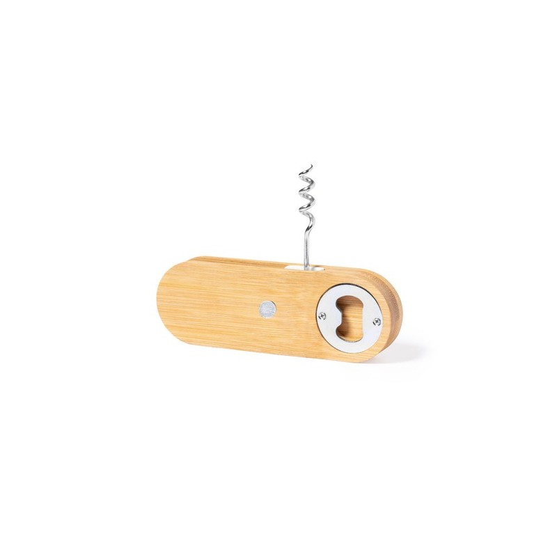 Tire-Bouchon Éco-responsable Ouvre Bouteille Pratique Perring Matières : bambou marquage laser ultra précis
