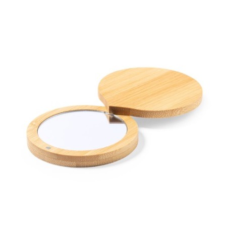 Miroir Éco-responsable Personnalisé Élégance Naturelle pas cher - Susil Matières : bambou cadeau entreprise pas cher