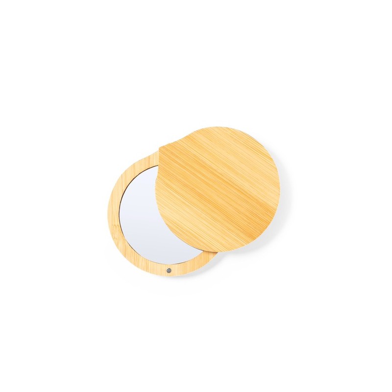 Miroir Éco-responsable Personnalisé Élégance Naturelle pas cher - Susil Matières : bambou goodies publicitaire événementiel