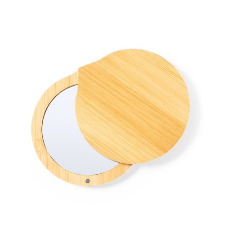 Miroir Éco-responsable Personnalisé Élégance Naturelle pas cher - Susil Matières : bambou goodies publicitaire événementiel