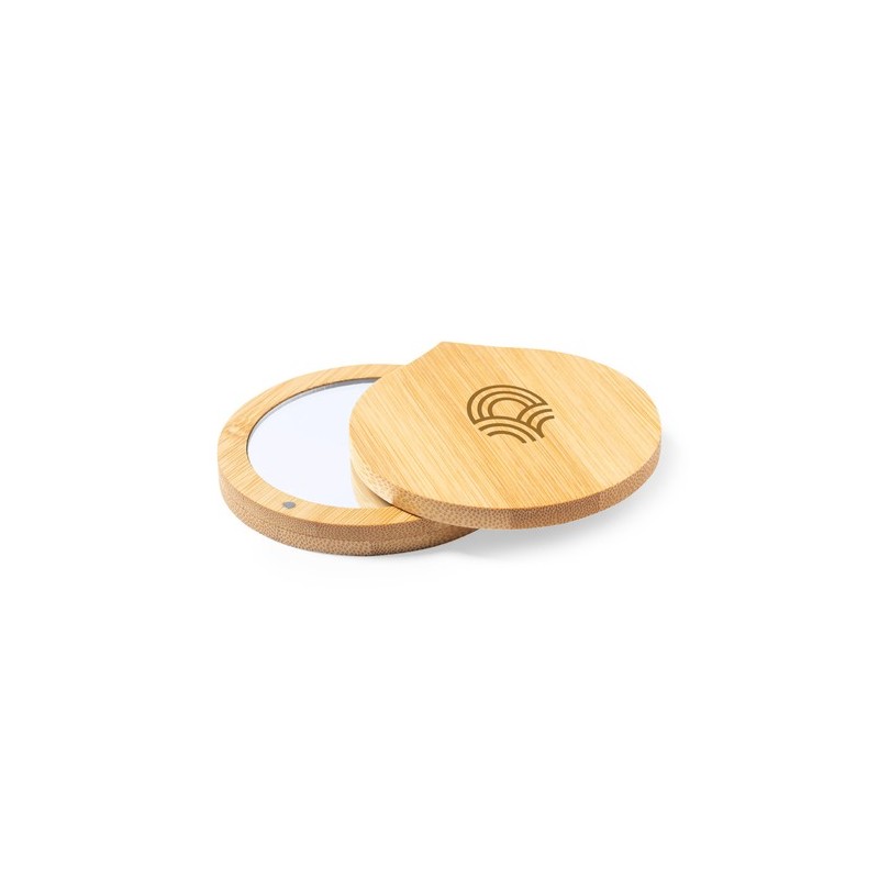Miroir Éco-responsable Personnalisé Élégance Naturelle pas cher - Susil Matières : bambou impression haute définition