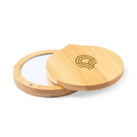 Miroir Éco-responsable Personnalisé Élégance Naturelle pas cher - Susil Matières : bambou impression haute définition