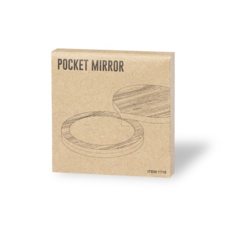 Miroir Éco-responsable Personnalisé Élégance Naturelle pas cher - Susil Matières : bambou cadeau collaborateur premium