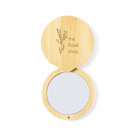 Miroir Éco-responsable Personnalisé Élégance Naturelle pas cher - Susil Matières : bambou personnalisation rapide en France
