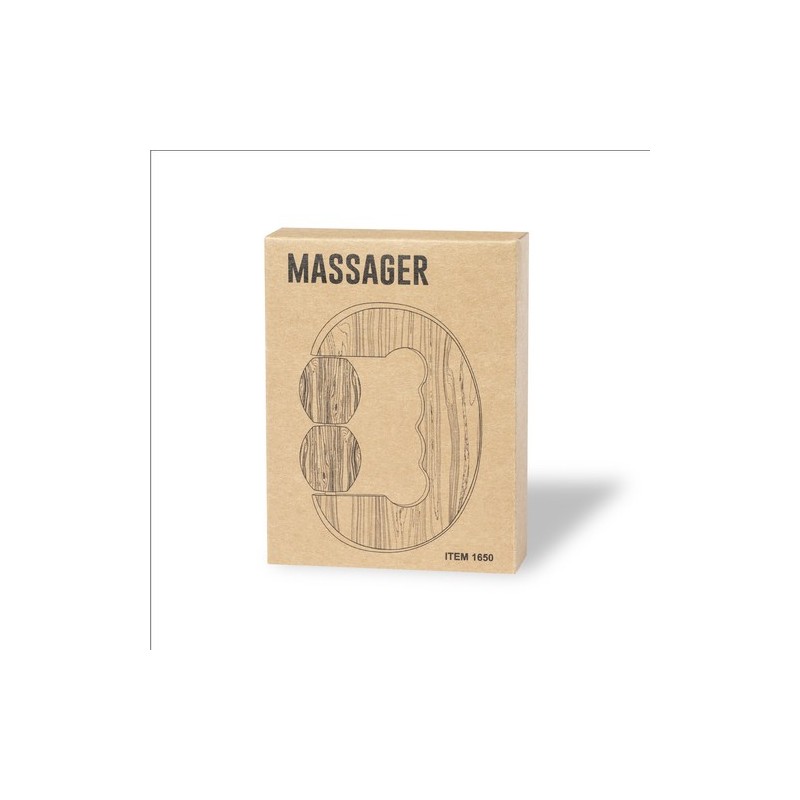 Masseur Personnalisé de Détente et Bien-être - Wendy Matières : bambou marquage laser ultra précis