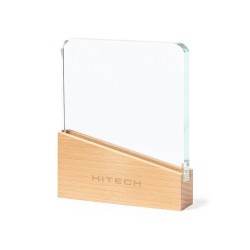 Plaque Commémorative Personnalisée en Résine, Vertu Matières : bois 2