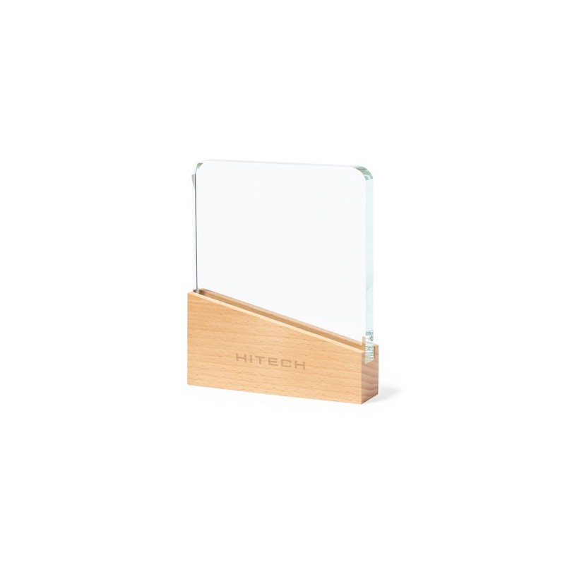 Plaque Commémorative Personnalisée en Résine, Vertu Matières : bois personnalisable avec votre logo