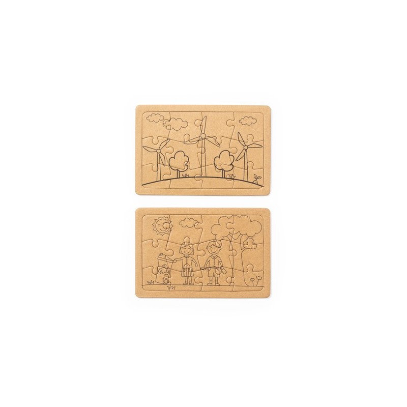Set de Puzzles Éco-responsables et Fun Personnalisé pour Clavier Matières : carton recyclé personnalisable avec votre logo