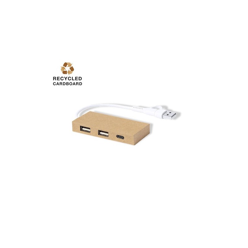 Port USB Éco-responsable Pratique Personnalisé - Hasgar pas cher Matières : carton recyclé