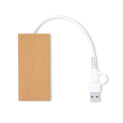 Port USB Éco-responsable Pratique Personnalisé - Hasgar pas cher Matières : carton recyclé 2