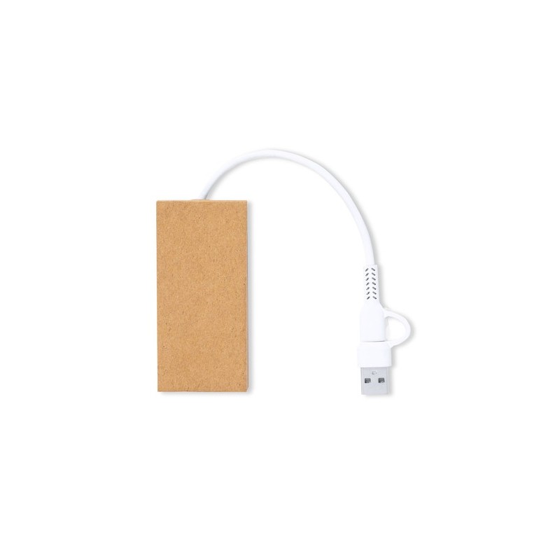 Port USB Éco-responsable Pratique Personnalisé - Hasgar pas cher Matières : carton recyclé personnalisable avec votre logo