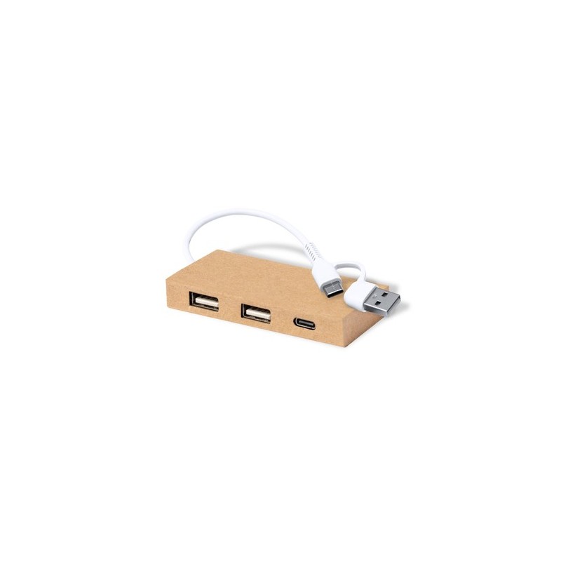 Port USB Éco-responsable Pratique Personnalisé - Hasgar pas cher Matières : carton recyclé impression haute définition