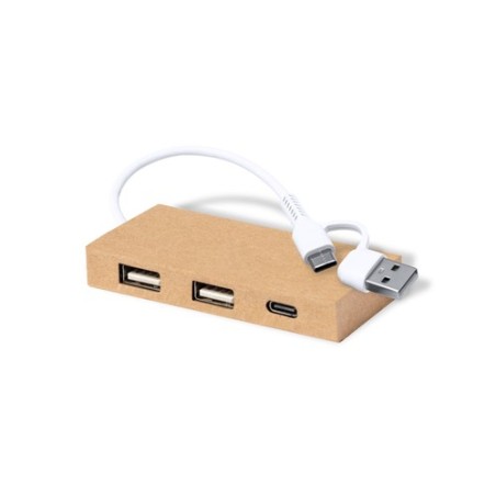 Port USB Éco-responsable Pratique Personnalisé - Hasgar pas cher Matières : carton recyclé impression haute définition